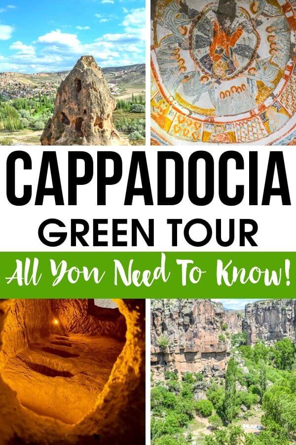 Looking for the best thing to do in Cappadocia Turkey? Try the Cappadocia Green Tour with the best Cappadocia attractions included in it. An absolute must-have in your Cappadocia itinerary. #Cappadocia #Turkey