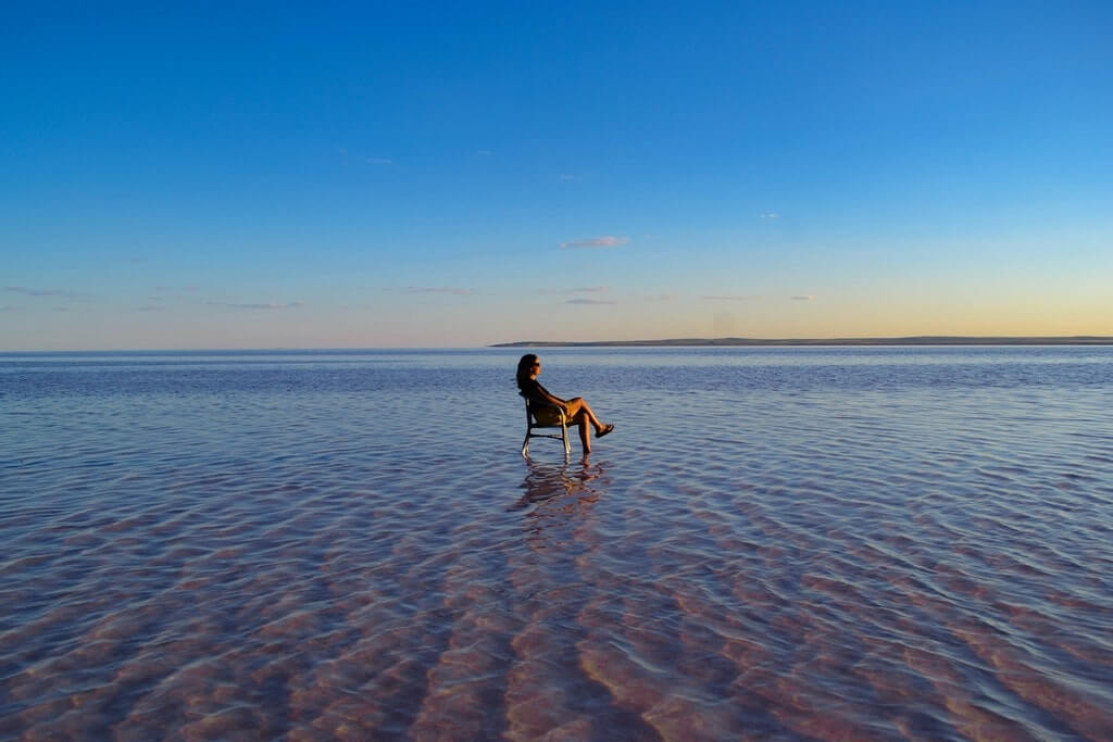 Author at Tuz Lake in Cappadocia