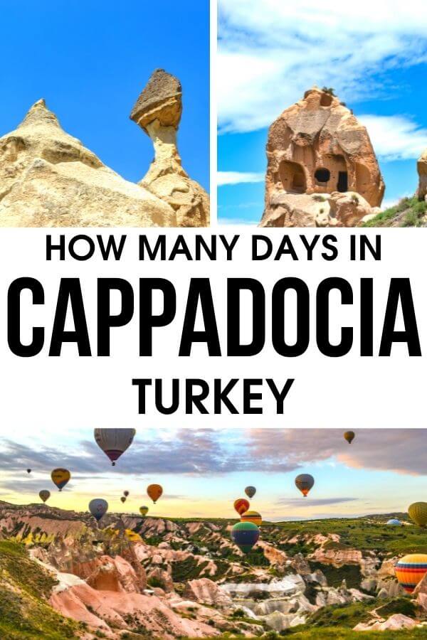 Looking for the best Cappaodocia itinerary? Wondering how many days to spend in Cappadocia Turkey? Check out this amazing guide with Cappadocia itineraries for 2, 3, and 4 days and pick the best Cappadocia itinerary for yourself. #Cappadocia #Turkey