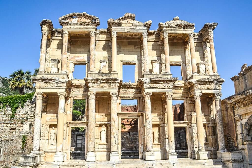Majestic Library of Celsus in Ephesus