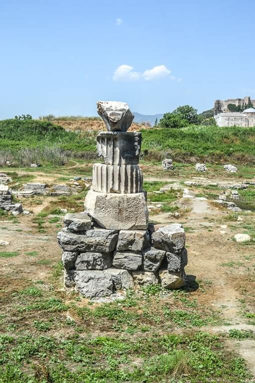 Temple of Artemis column