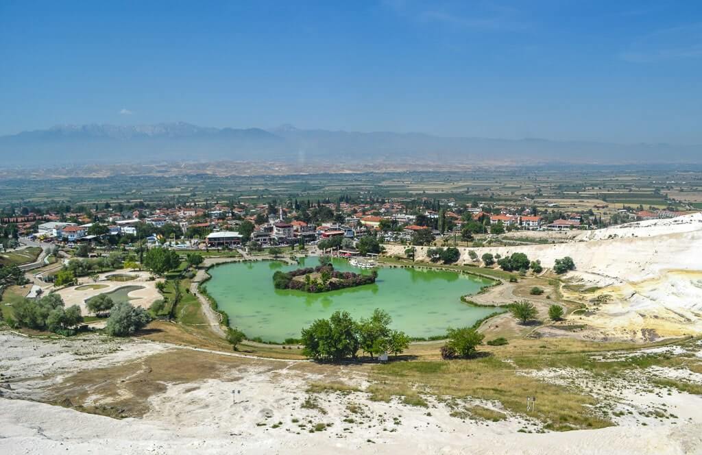 The nature park at Pamukkale