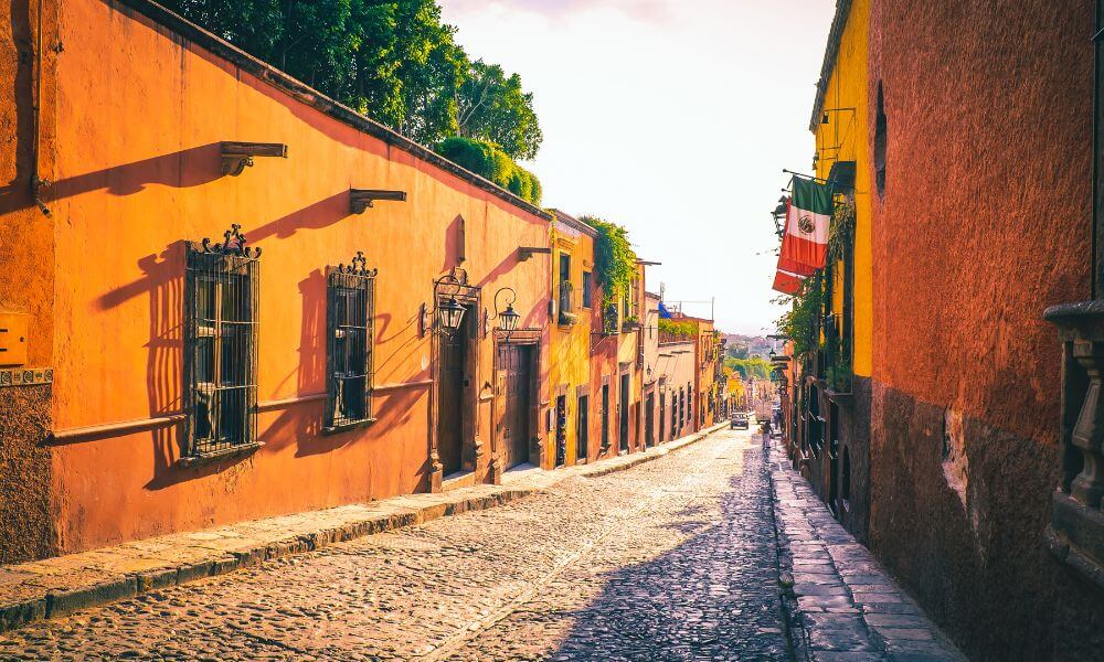 Streets of San Miguel de Allende - one of the best day trips from mexico city