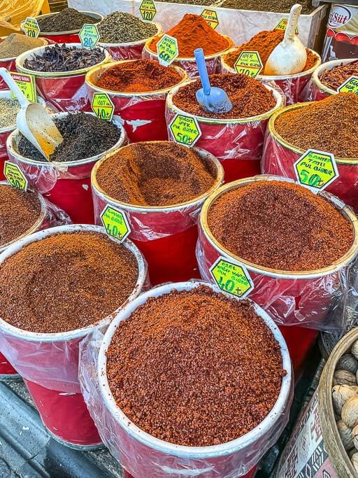 Spices in Istanbul