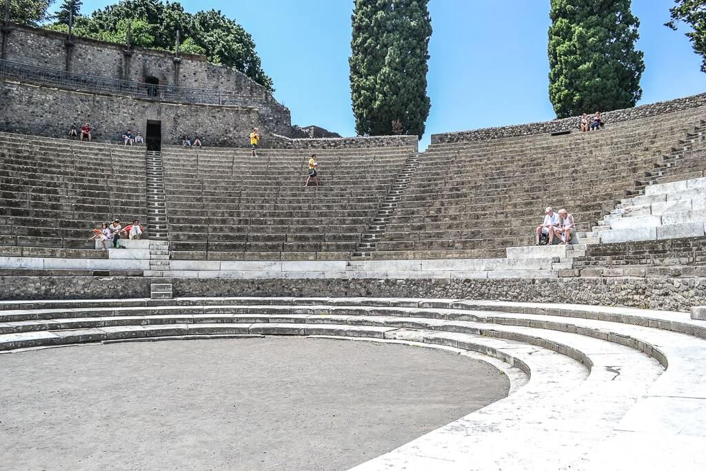 Large theater at Pompeii