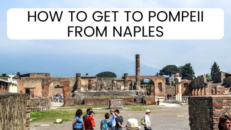 Visiting Pompeii, Italy? Wondering how to get to Pompeii from Naples? Check out this epic travel guide with 5 best ways to get to Pompeii from Naples. #Pompeii #Naples #Italy