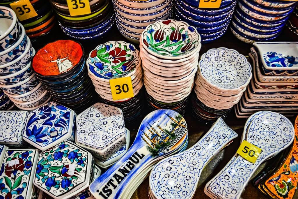 Turkish ceramics - souvenirs from Turkey cannot get better than this.