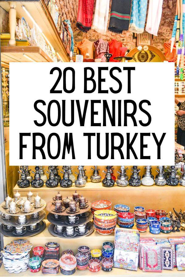 Worried about Turkish souvenir shopping? Looking for the best Turkish souvenirs to buy in Istanbul and elsewhere. Check out our list of 20 most unique souvenirs and gifts to buy in Turkey. #Turkish #Turkey #Souvenirs