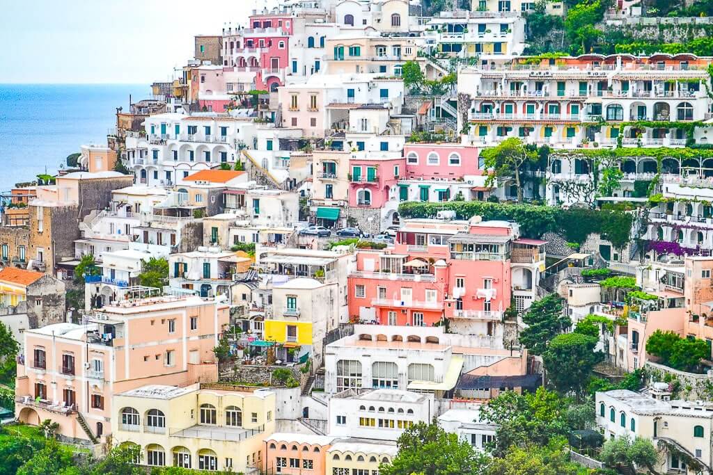 Pretty towns of the Amalfi Coast in Italy