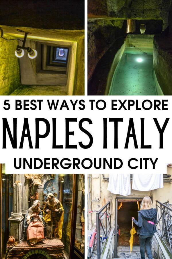 Planning to visit the underground city of Naples Italy? Check out this ultimate guide on the best ways to see Naples underground and what to expect on your underground tours. #Naples #Italy
