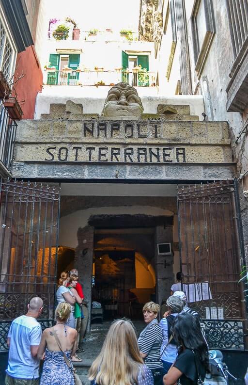 Entrance to Naples Sotterranea