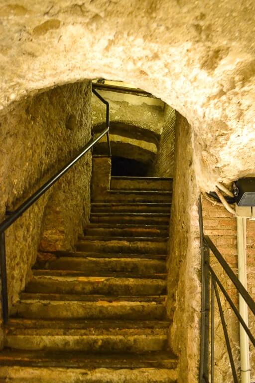 Stairs of Naples Underground City