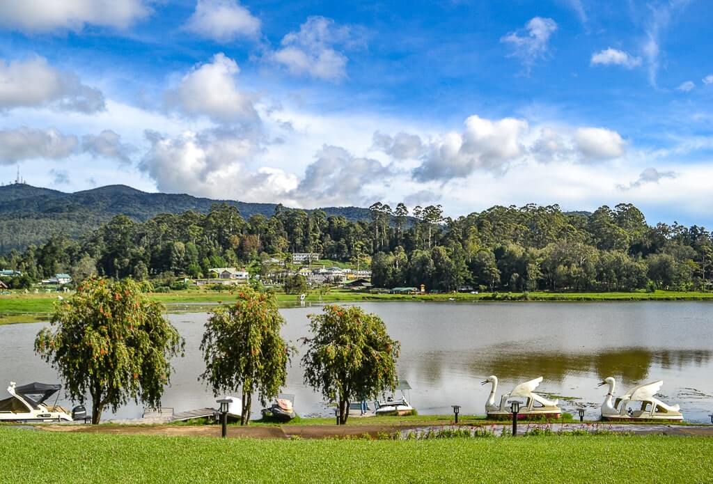 Lake Gregory at Nuwara Eliya Sri Lanka