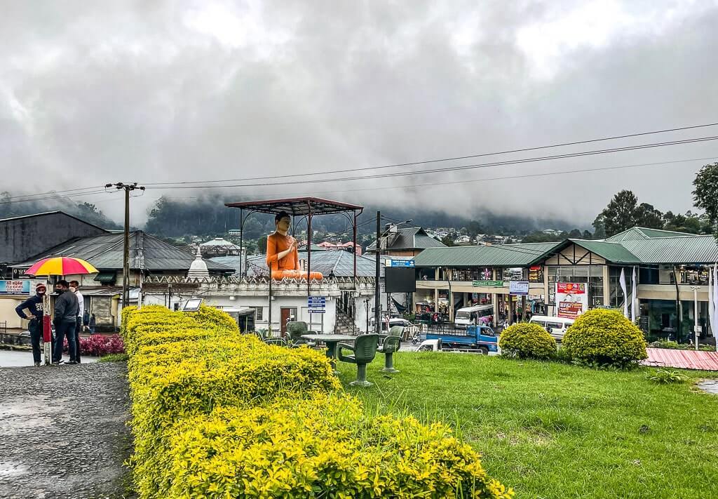 Nuwara Eliya city in Sri Lanka