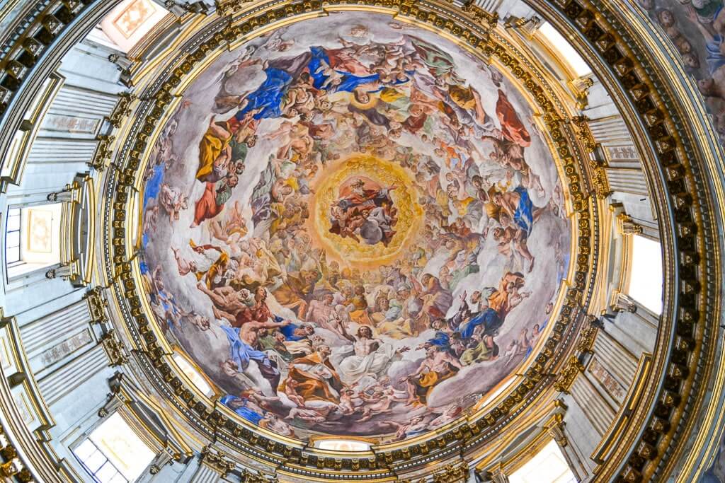 Ceiling at Naples Cathedral