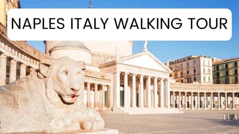 Traveling to Naples, Italy? Wondering what to do in Naples? Take this amazing walking tour of Naples and see all of Naples highlights in a day. #Naples #Italy