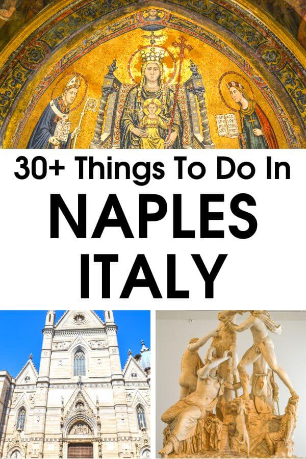 Traveling to Naples Italy? Looking for the best things to do in Naples Italy? Check out this ultimate Naples bucket list with the top things to do in Naples including free and fun Naples attractions. #Naples #Italy