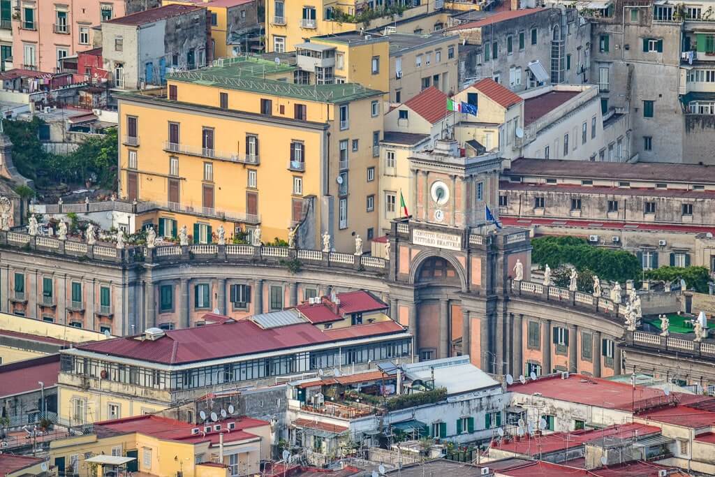 Vistas of Naples, Italy