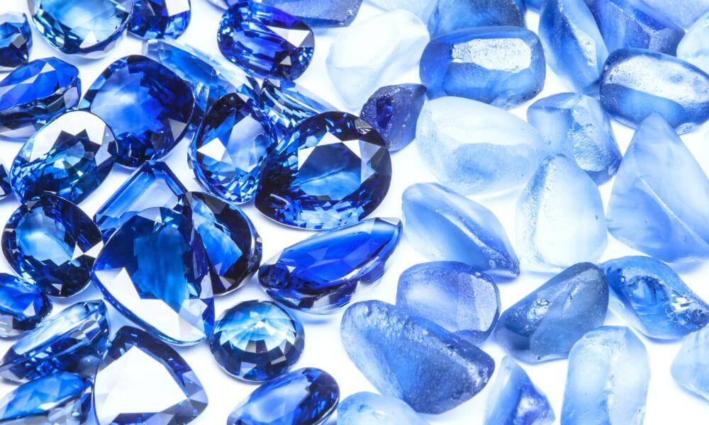 Blue sapphires