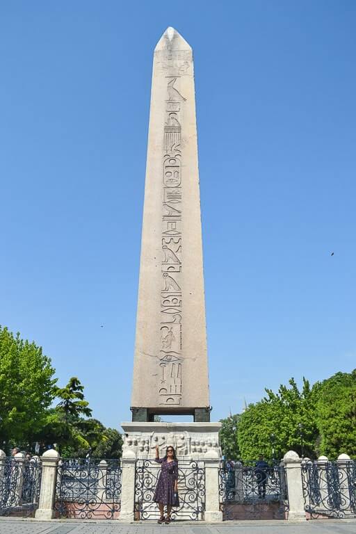 Obelisk at Hippodrome in Istanbul