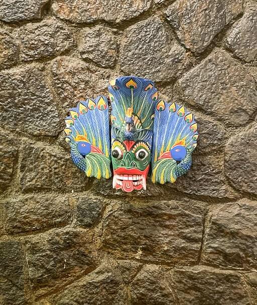 Peacock Raksha Mask