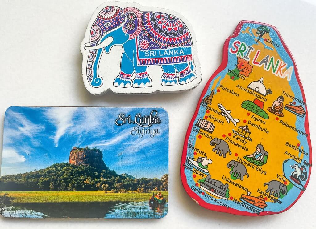 Fridge magnets from Sri Lanka