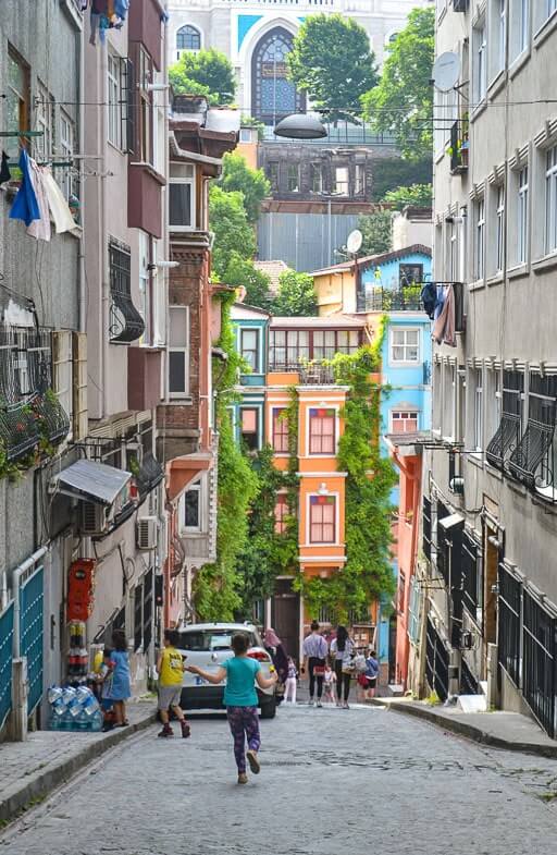 Streets of Balat - one of Istanbul most beautiful places