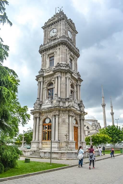 Clock Tower at Dolmabahce Palace