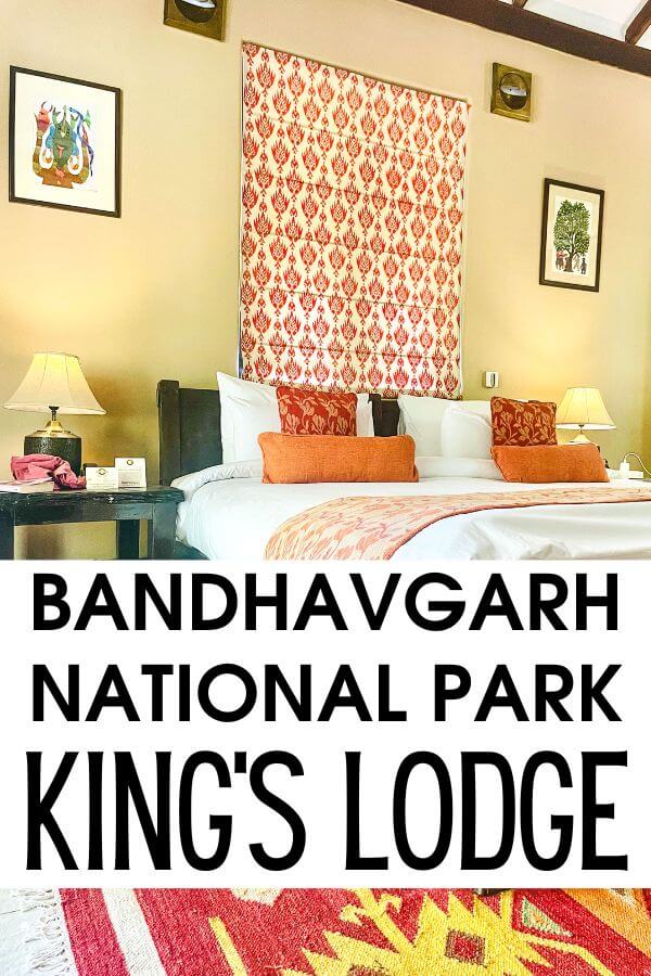 Headed to Bandhavgarh National Park for a wildlife safari? Check out this gorgeous wildlife resort called King's Lodge where you should definitely spend a night. #WildlifeResort #Bandhavgarh