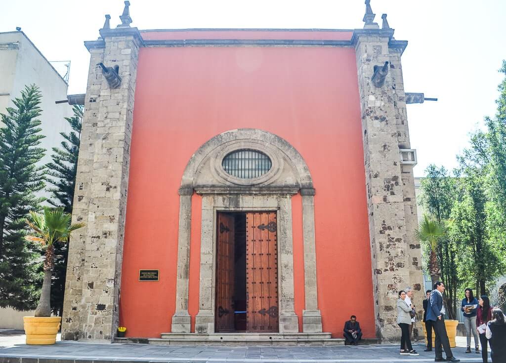 Red chapel at the National Palace