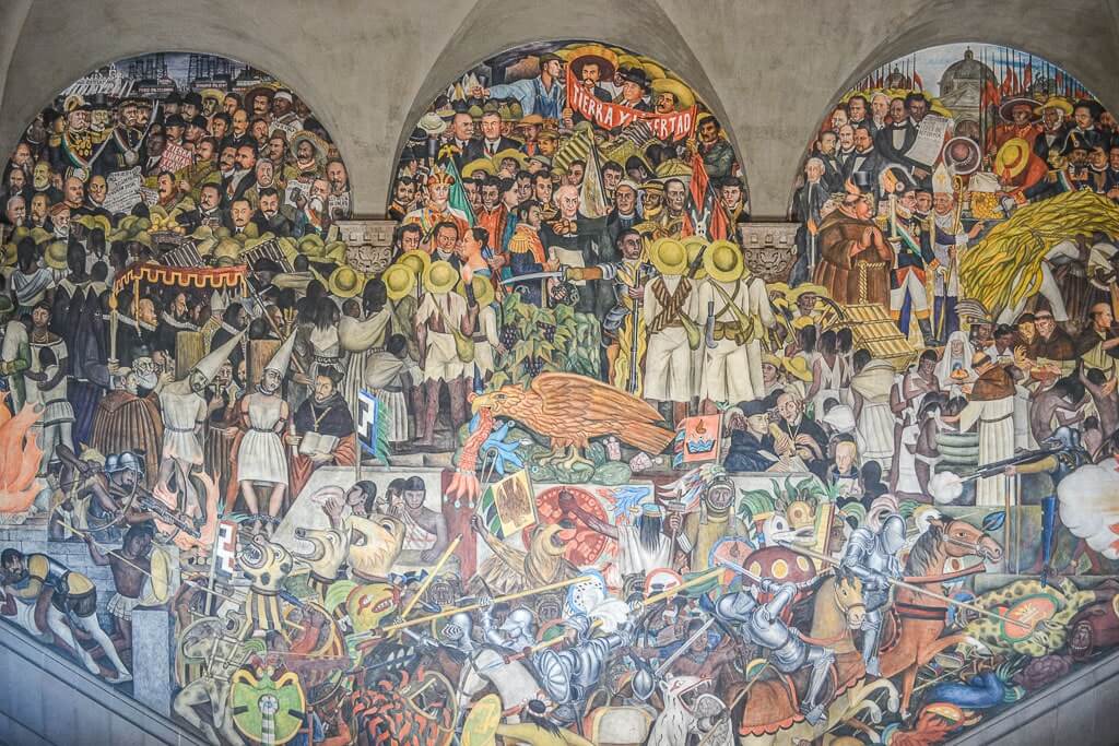 History of Mexico Mural