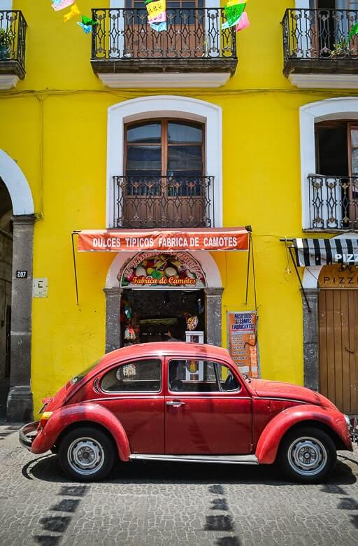 Beetle car in Puebla Mexico