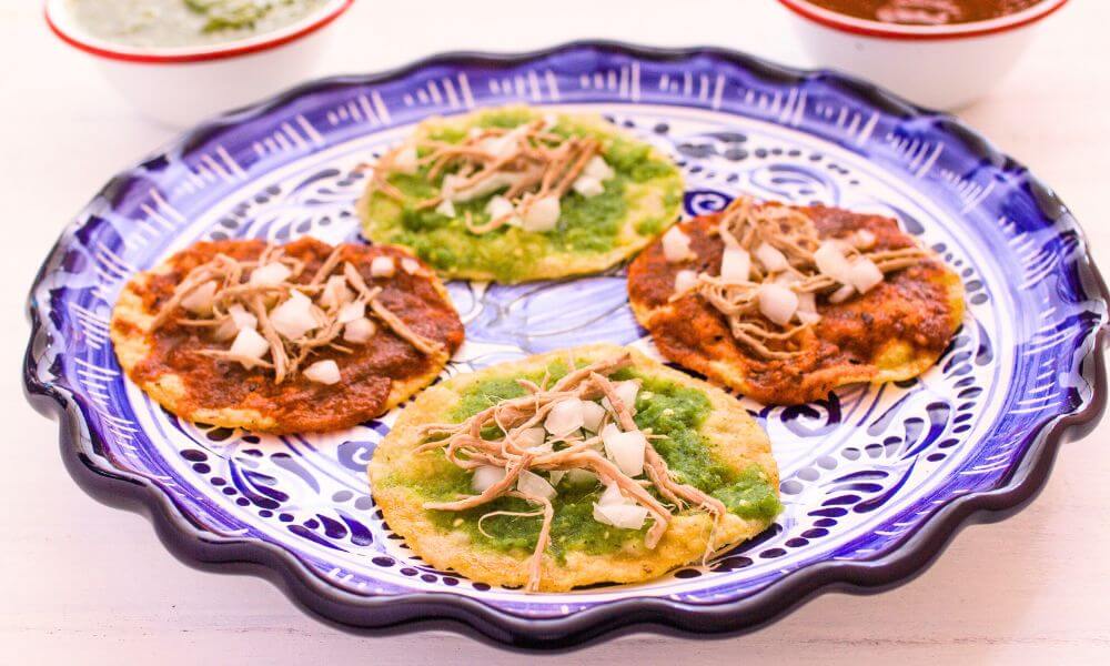 Chalupas - a traditional Puebla food