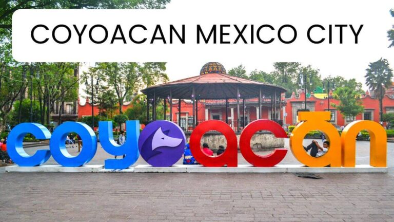 Visiting Coyoacan Mexico City? Grab this ultimate Coyoacan travel guide with the best things to do in Coyoacan including visiting Frida Kahlo Museum and Coyoacan Market. #Coyoacan #MexicoCity #Mexico