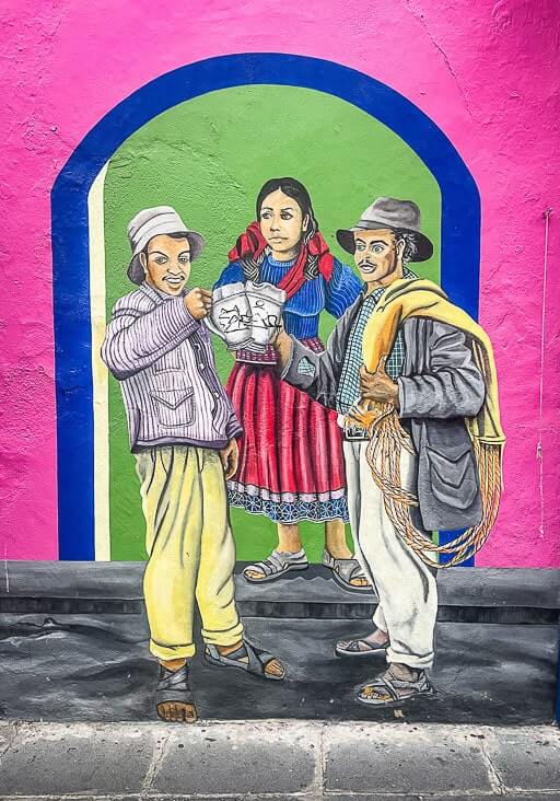 Street art in Puebla Mexico