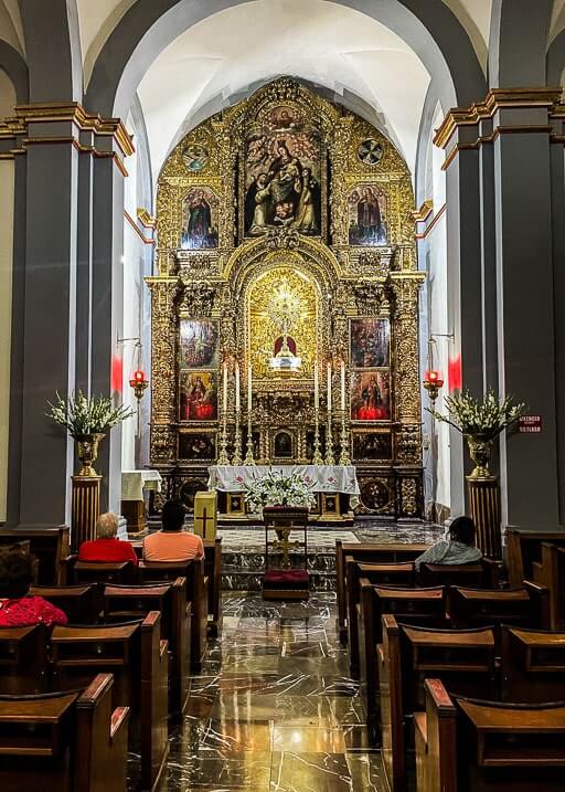Inside San Juan Church in Coyoacan