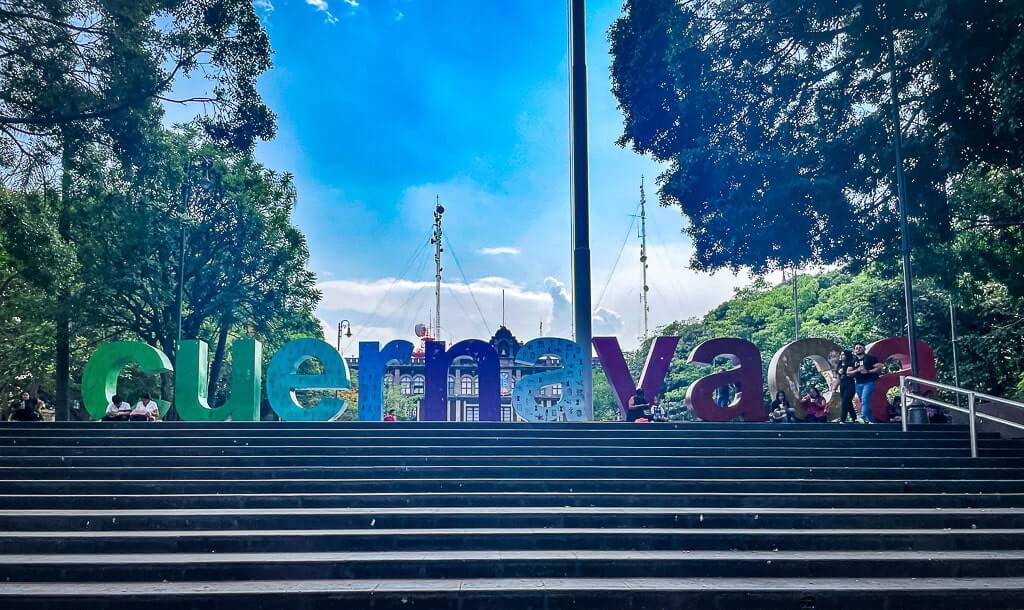 Colorful letters of Cuernavaca