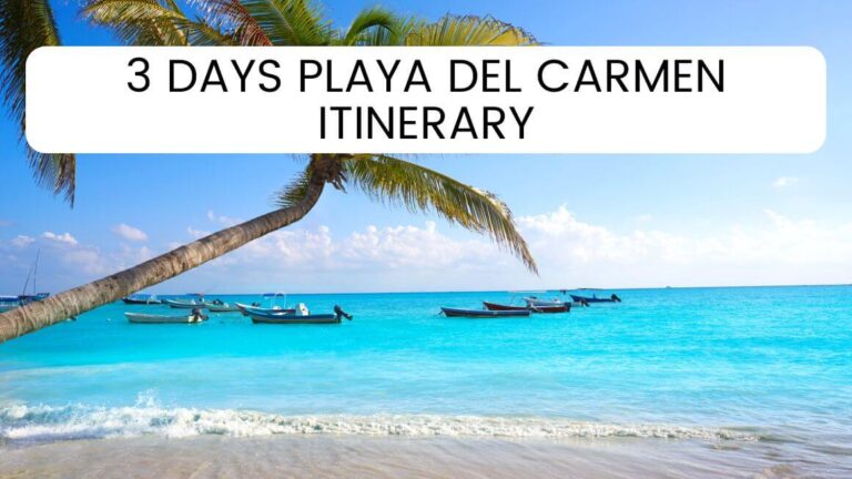 Traveling to Playa del Carmen in Mexico? Check out this epic 3 day Playa del Carmen itinerary with the best things to do in Playa del Carmen. #PlayadelCarmen #Mexico #Yucatan