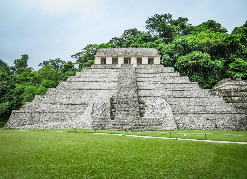 Temple of Inscriptions at Palenque Mexico