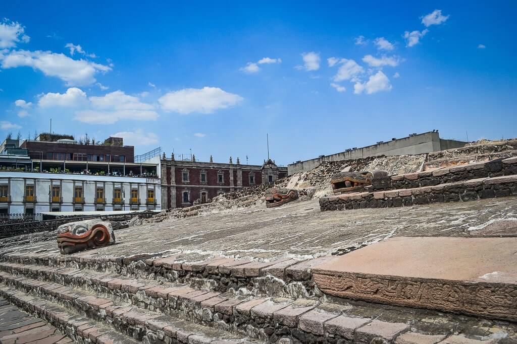 Templo Mayor Pyramid in Mexico City