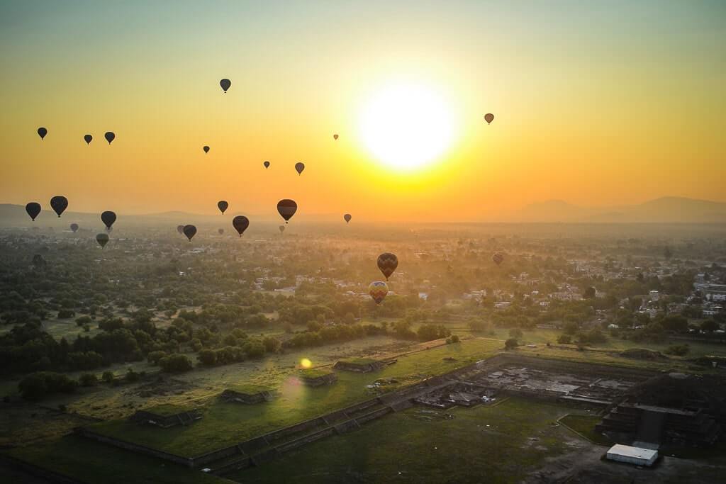 Sunrise at Teotihuacan