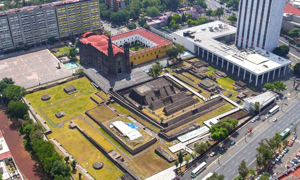 Tlatelolco Mexico City Pyramid