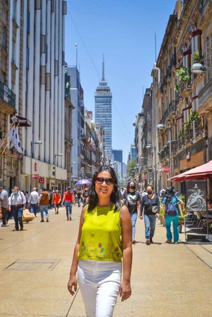 At the Historic Center of Mexico City