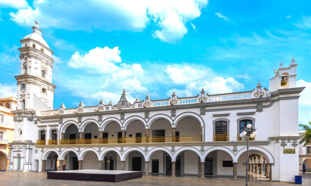 Palacio Municipal Building in Veracruz Central Mexico