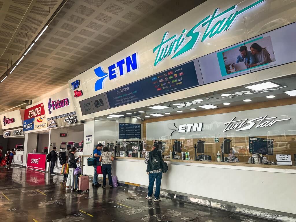 ETN Bus Counter at Norte Terminal