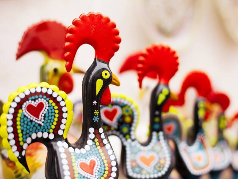 The Barcelos Rooster - a favorite thing to buy in Portugal