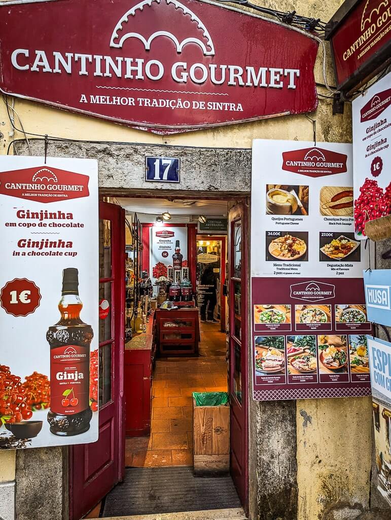 Ginjinha shop in Portugal