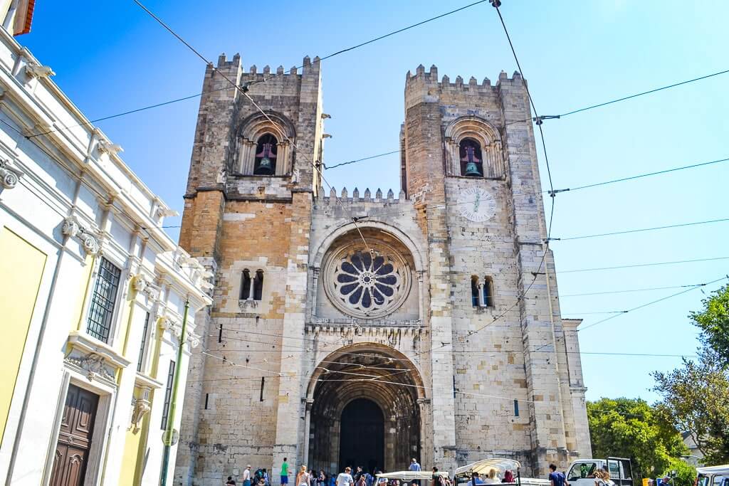 Se Cathedral in Alfama Lisbon
