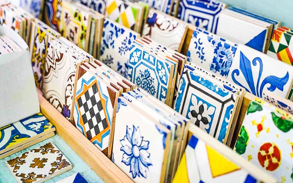 Authentic azulejo tiles are a meaningful Portuguese souvenir