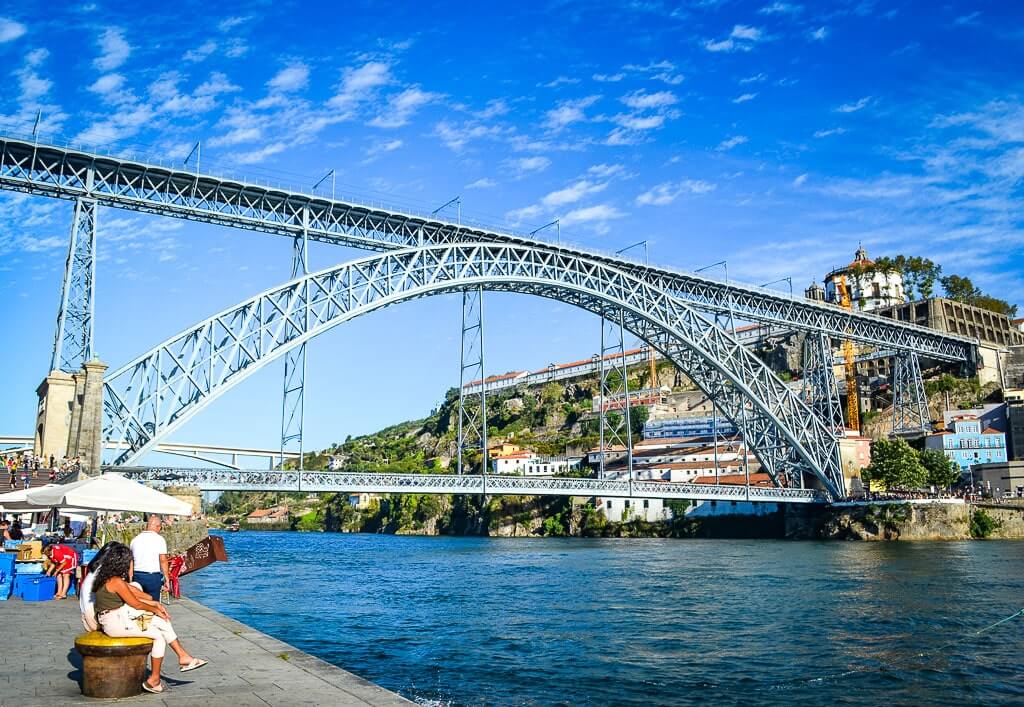 Dom Luis Bridge and Porto Ribeira